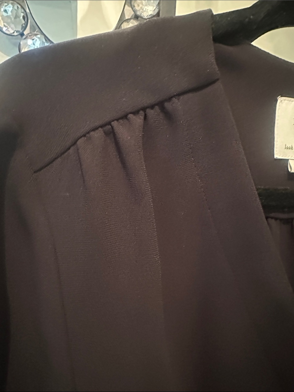 kate spade Black Long-Sleeve Wrap-Style Dress - Picture 8 of 9